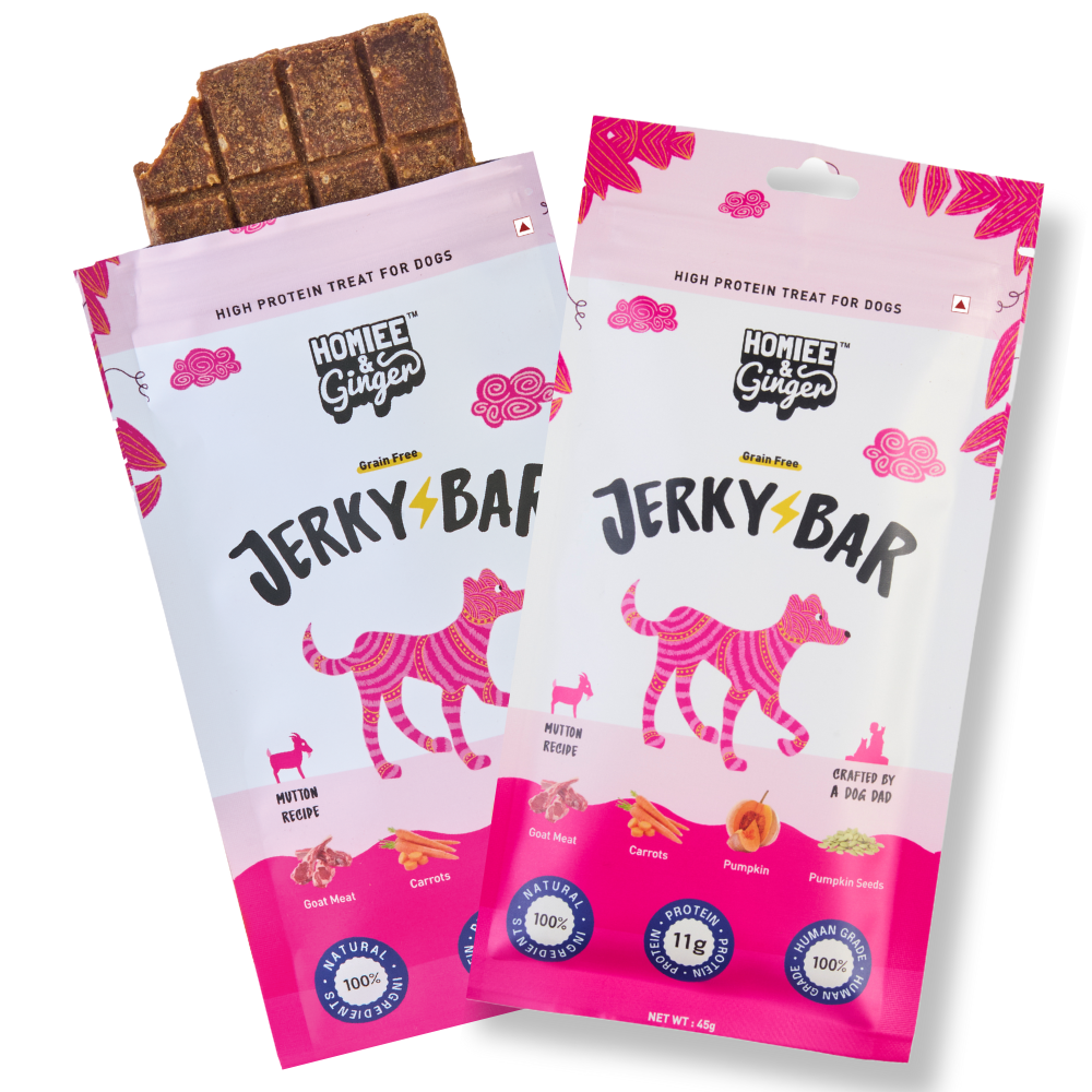 Homiee & Ginger Air Dried Grain Free Mutton Jerky Bar Dog Treats image 8