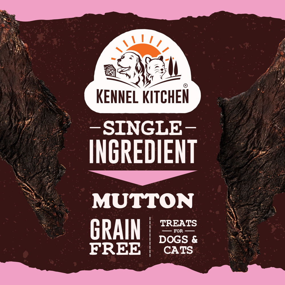 Kennel Kitchen Air Dried Mutton Jerky Dog and Cat Treats image 8