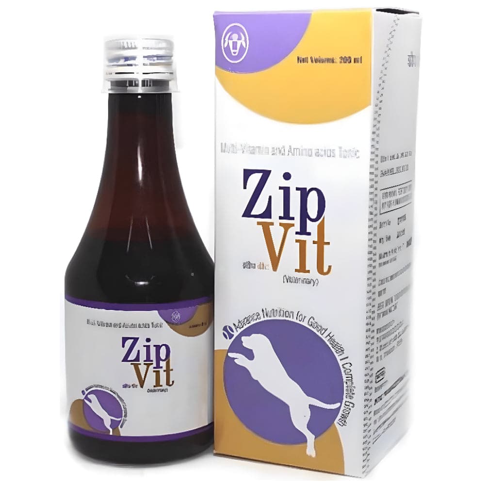 Intas Zipvit & Intacal Calcium & Multivitamin Supplement Combo for Dogs & Cats image 3