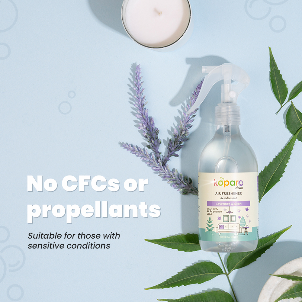 Koparo Clean Natural Air Freshener Lavender & Neem Fragrance (Pet Safe) image 7