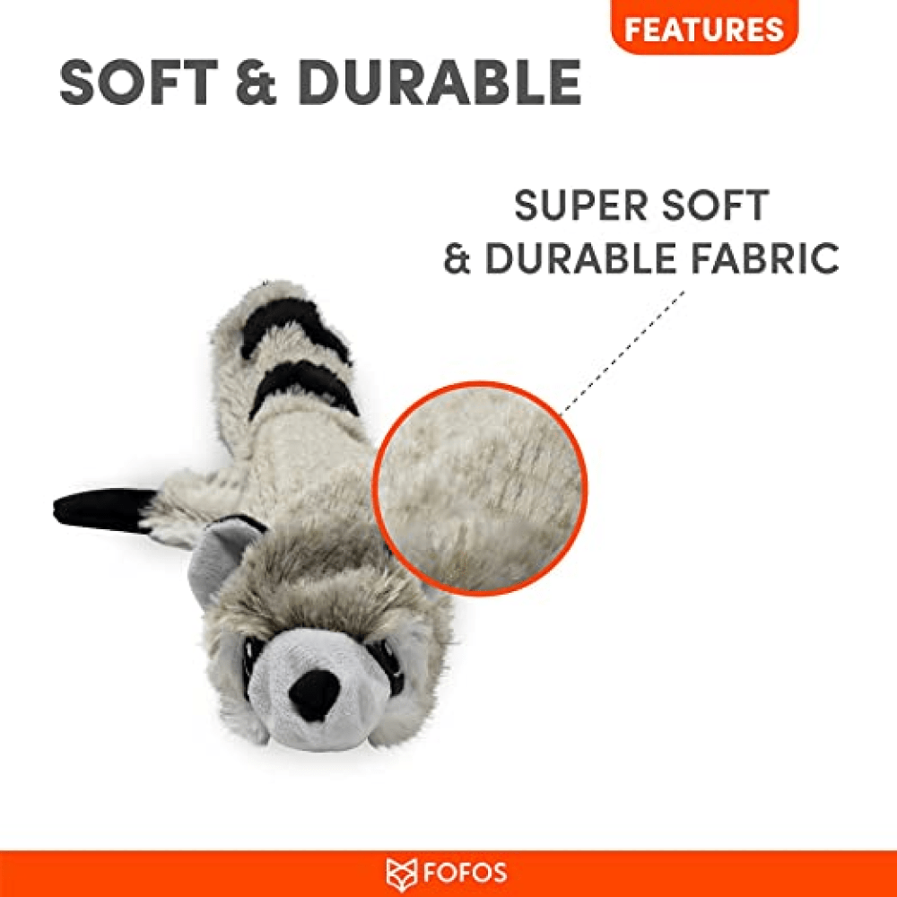 Barkbutler x Fofos Skinneez Raccoon Toy for Dogs image 5