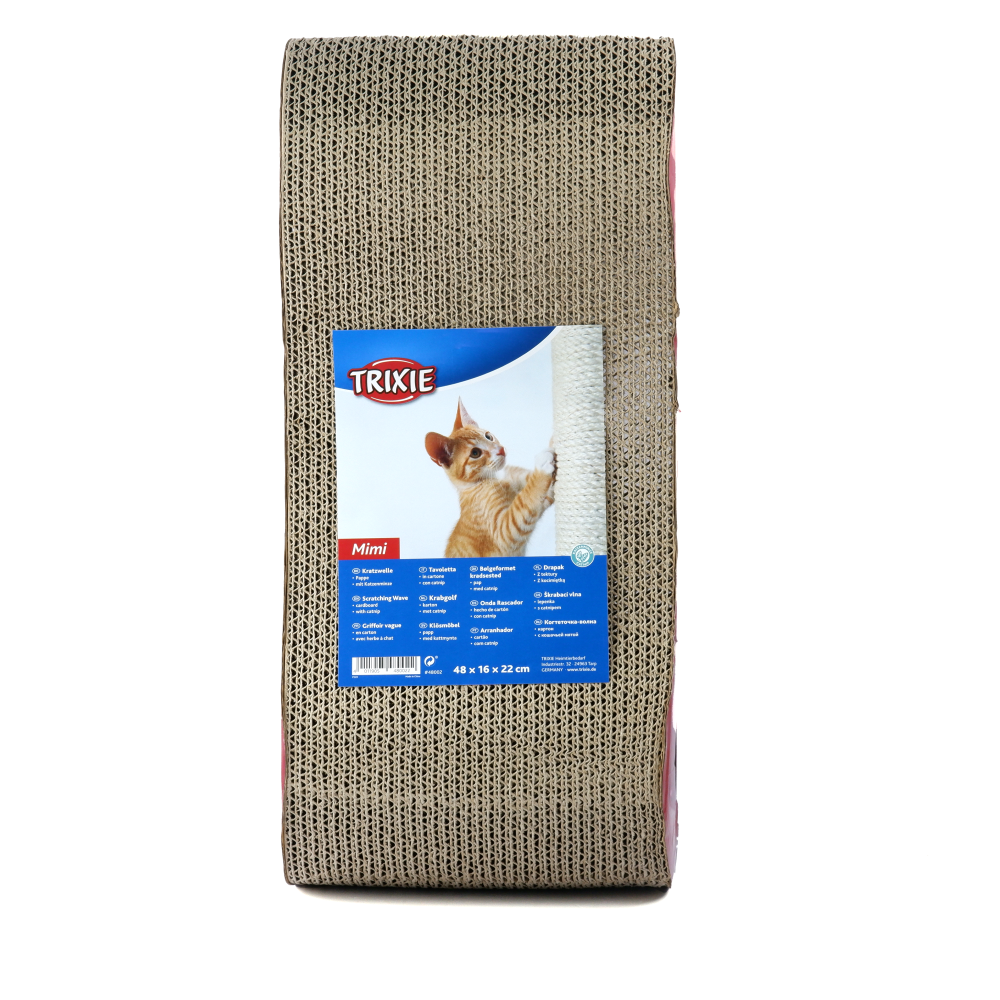 Trixie Mimi Wave Scratching Board for Cats (Wine Red) image 6