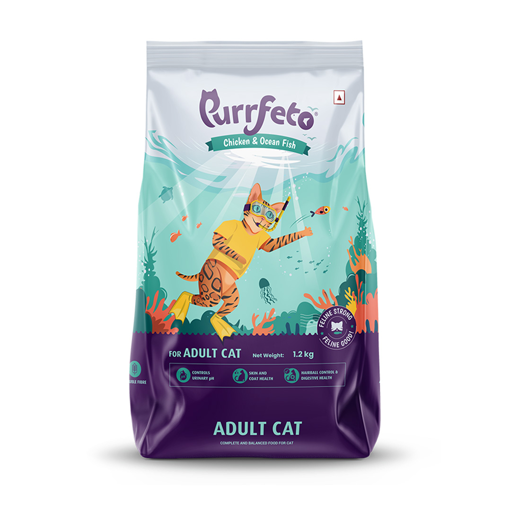Purrfeto Chicken and Ocean Fish Cat Dry Food image 2