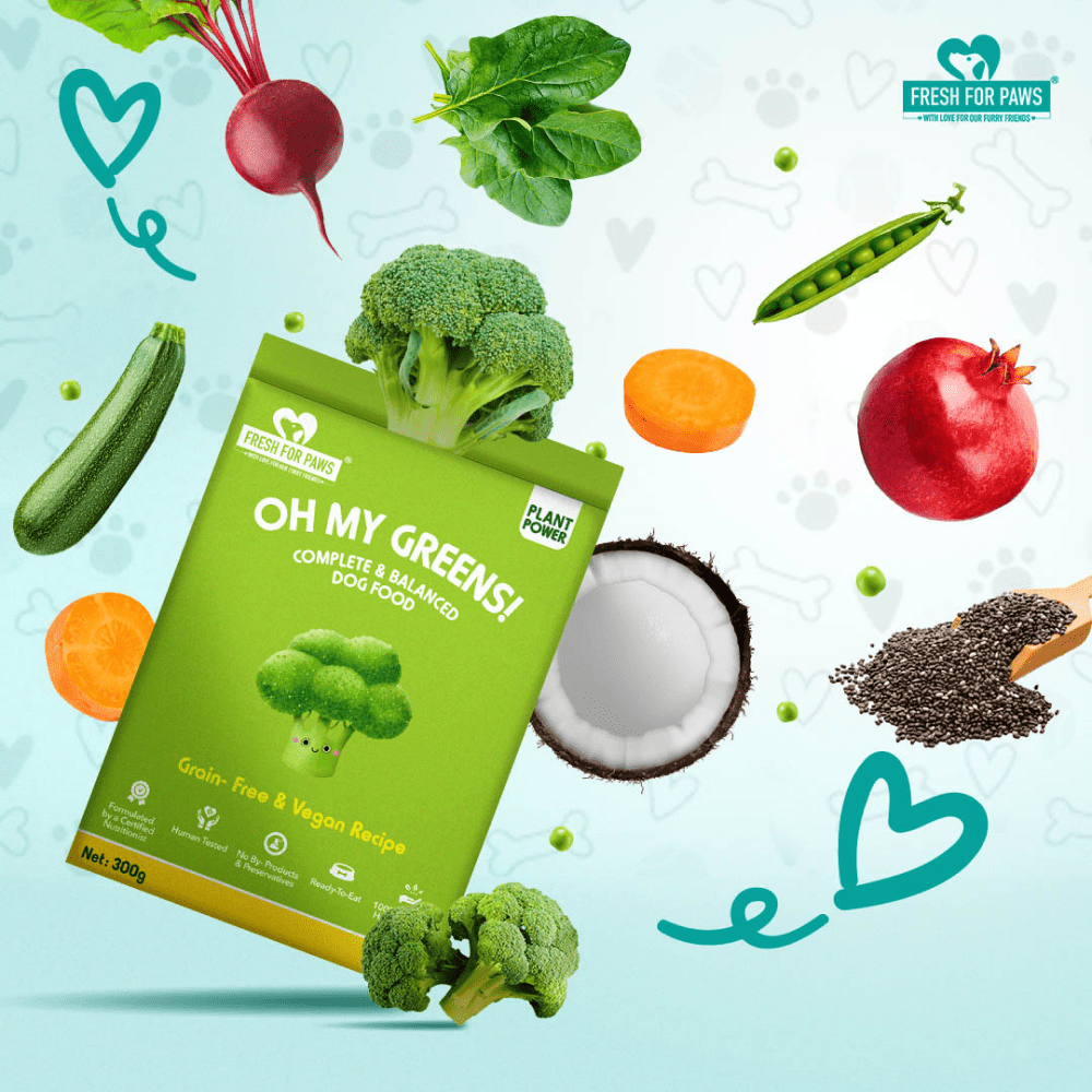 Fresh For Paws Oh My Greens Dog Wet Food (100g) image 3