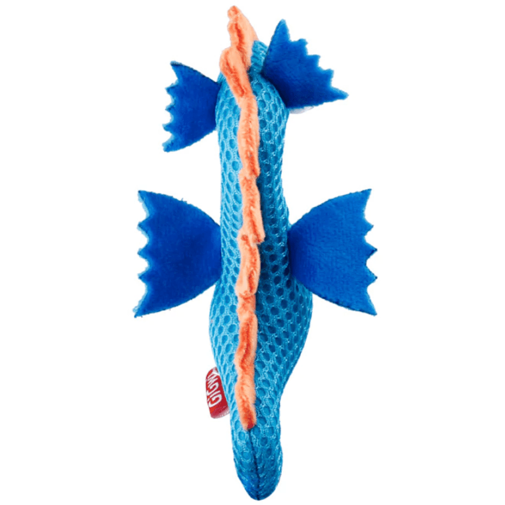 GiGwi Dental Mesh Seahorse Toy for Cats (Blue) image 5