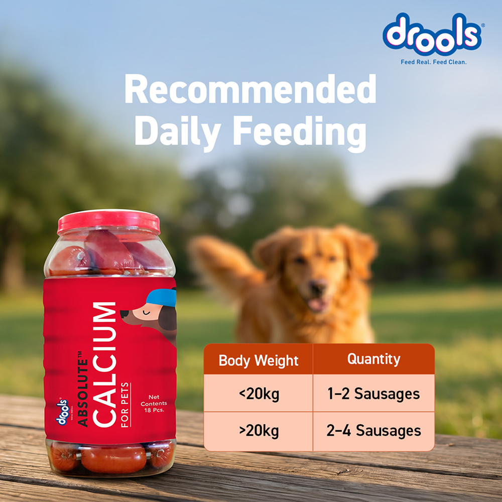 Drools Absolute Calcium Sausage Supplement for Dogs image 7