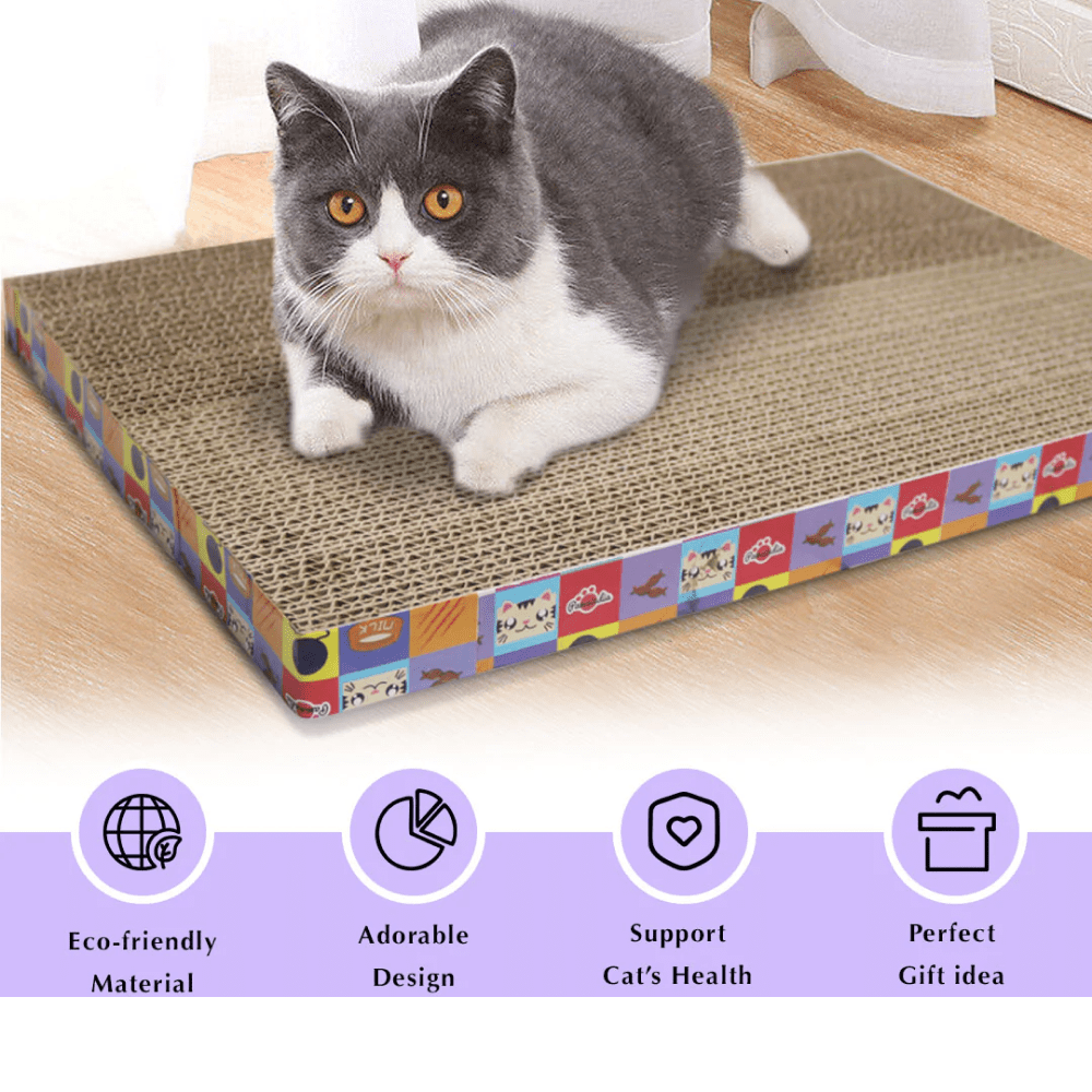 Pawsindia 5 in 1 Replacebale Box Scratcher for Cats (Brown) image 4
