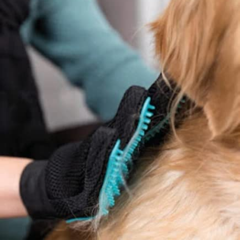 Trixie Fur Care Massage Glove for Dogs and Cats (18x24cm) image 3