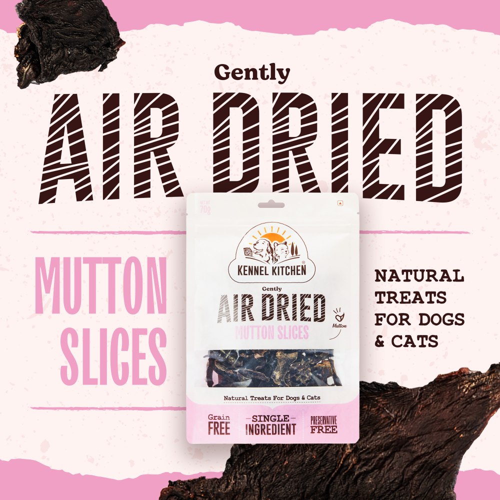 Kennel Kitchen Air Dried Mutton Jerky Dog and Cat Treats image 4