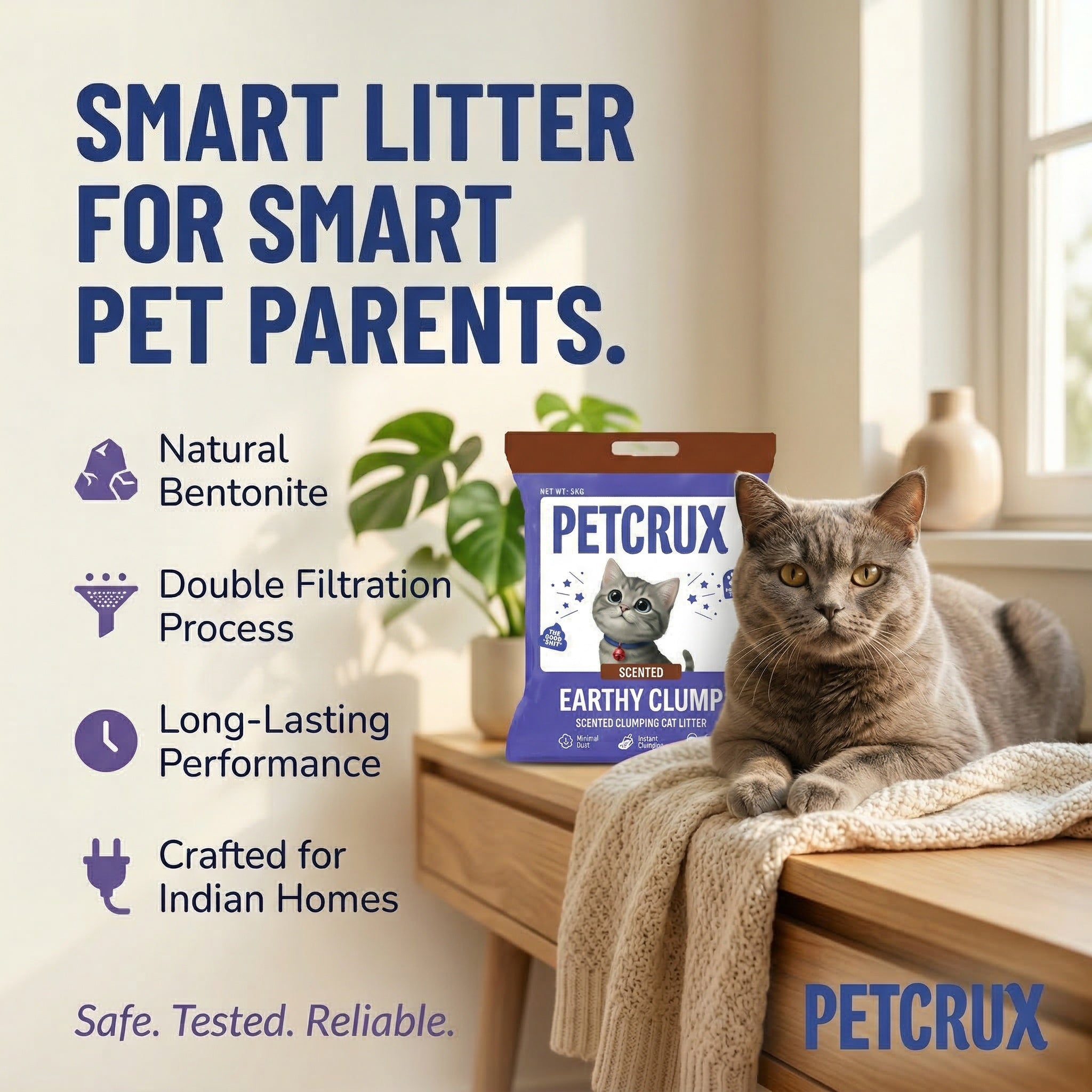 Petcrux Earthy Clump Scented Cat Litter image 10