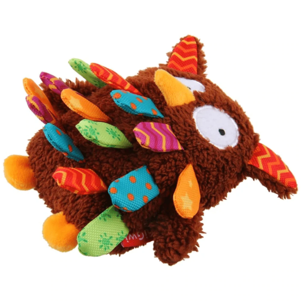 GiGwi Plush Friendz with Squeaker Owl Toy for Dogs image 3