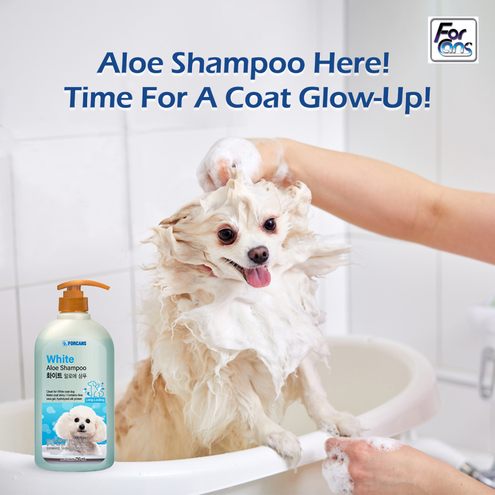 Forbis/Forcans White Coat Aloe Shampoo for Dogs image 3