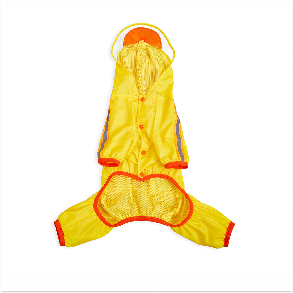 Barkbutler x Fofos Four Leg Duck Raincoat for Dogs (Yellow) image 3