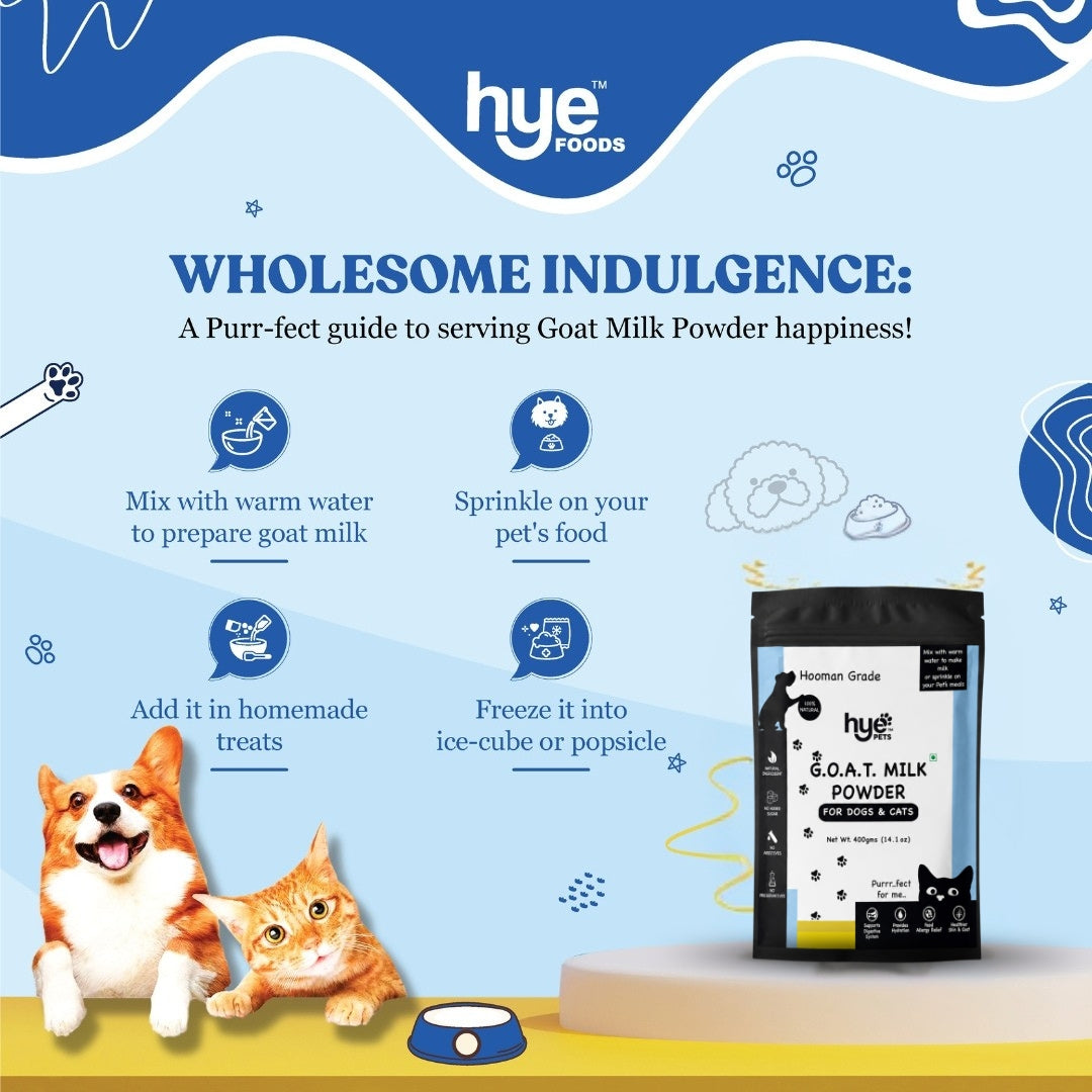 HYE Pets Nutrient Rich Goat Milk Powder for Dogs and Cats image 2