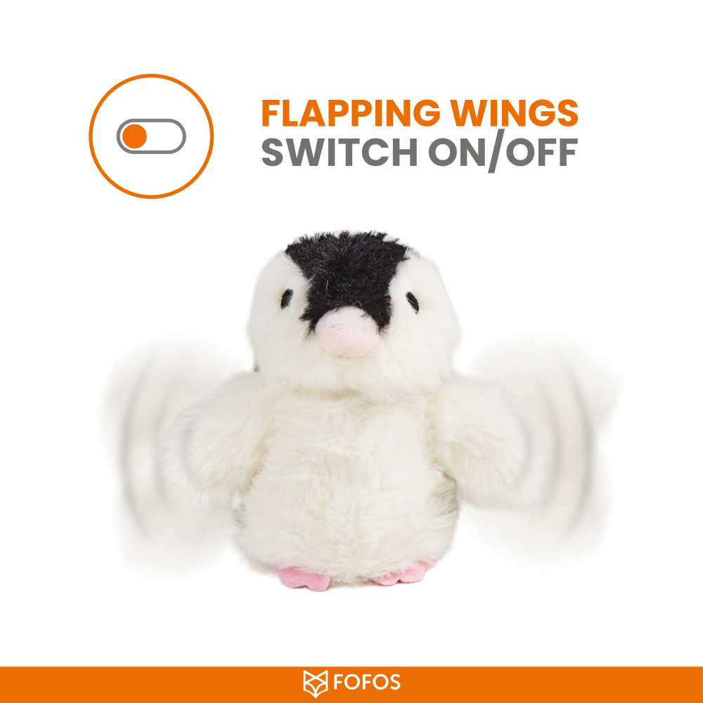 Barkbutler x Fofos Swinging Penguin Interactive Toy for Cats (White/Black) image 6