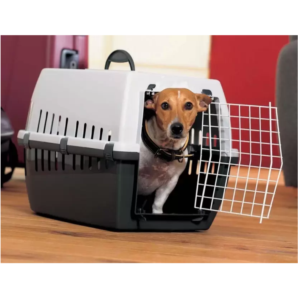 Savic Trotter 3 IATA Approved Travel Carrier for Dogs and Cats (Dark Grey) image 3