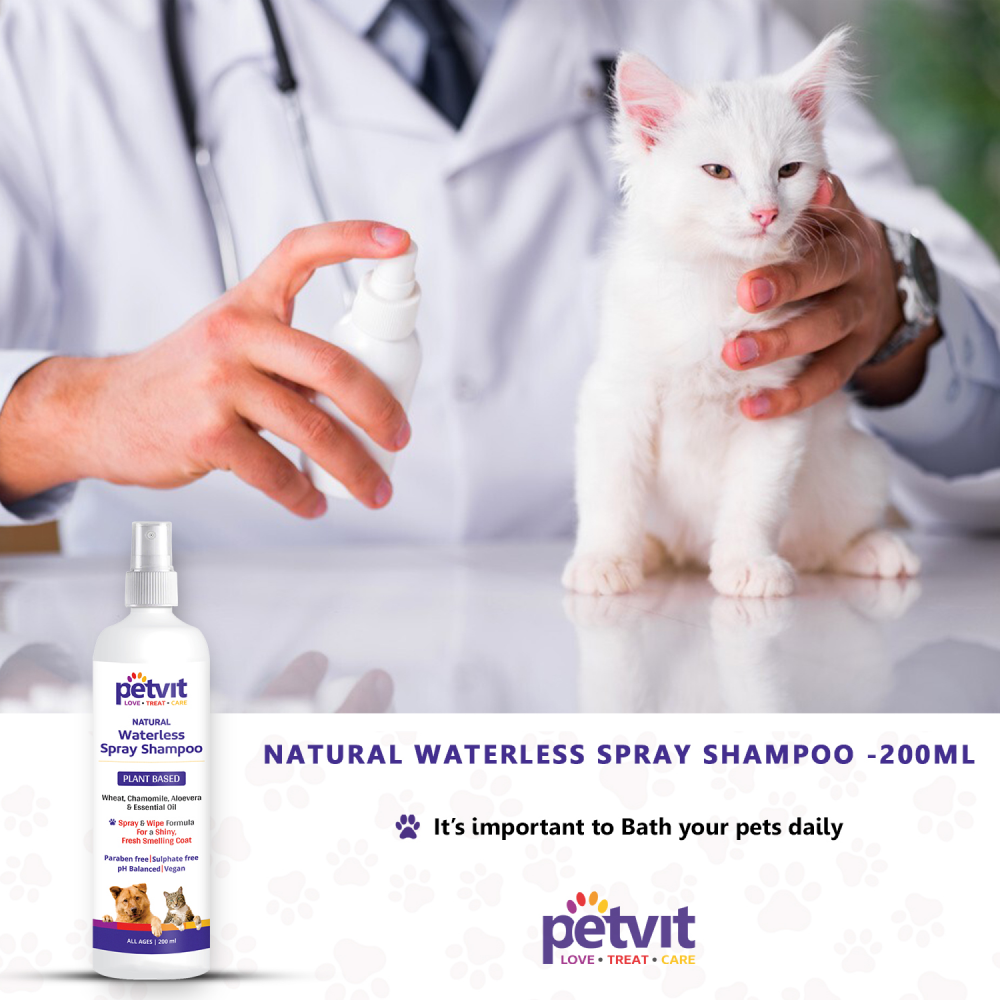 Petvit Plant Based Natural Waterless Shampoo for Dogs image 8