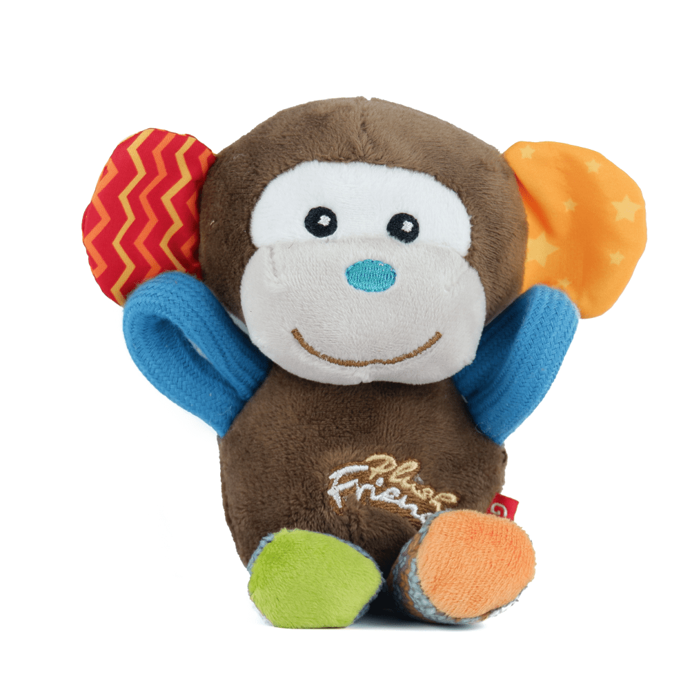GiGwi Plush Friendz Monkey Squeaker Inside Plush Toy for Dogs image 3