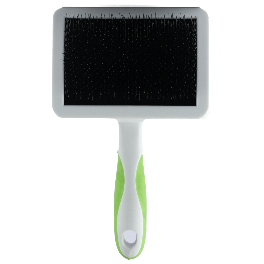 Andis Firm Slicker Brush Grooming Tool for Dogs (White/Green) image 4
