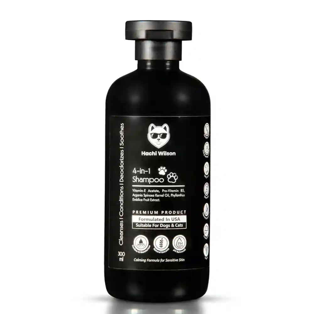 Hachi Wilson Premium 4 in 1 Shampoo for Dogs and Cats