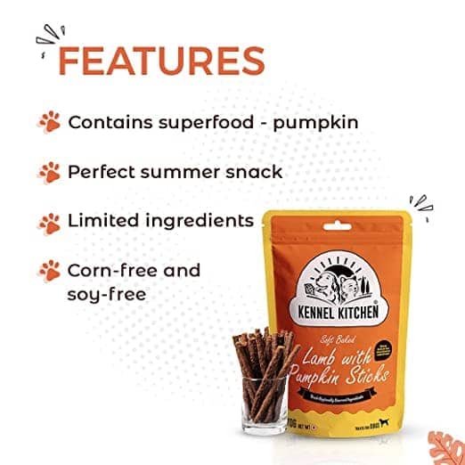 Kennel Kitchen Lamb Sticks with Pumpkin Stick Dog Treats image 5