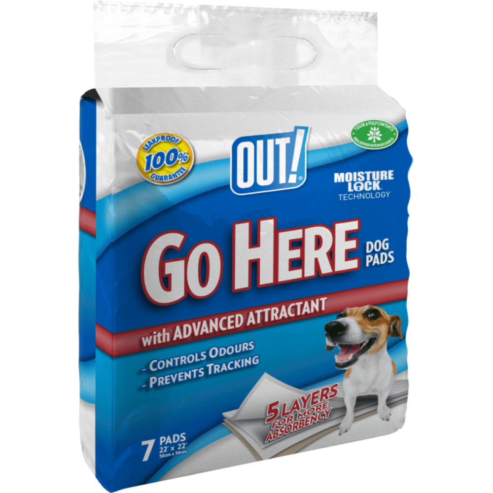 OUT! Moisture Locking Training Pads for Dogs (56x56cm) image 3