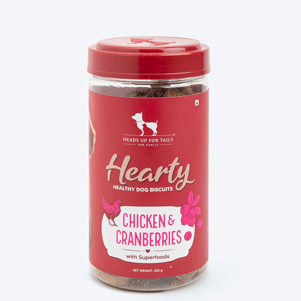 HUFT Hearty Chicken & Cranberries Healthy Biscuit Dog Treats image 8