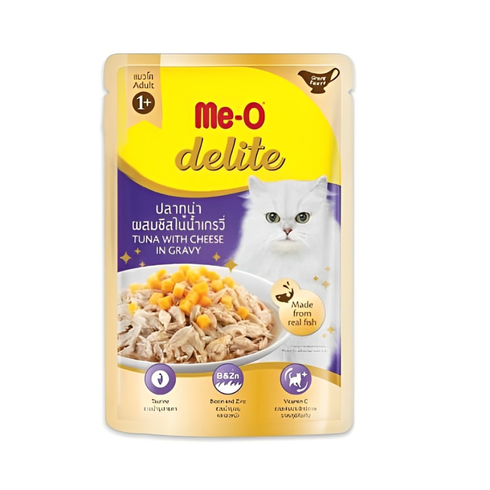 Me O Delite Tuna with Cheese in Gravy Cat Wet Food
