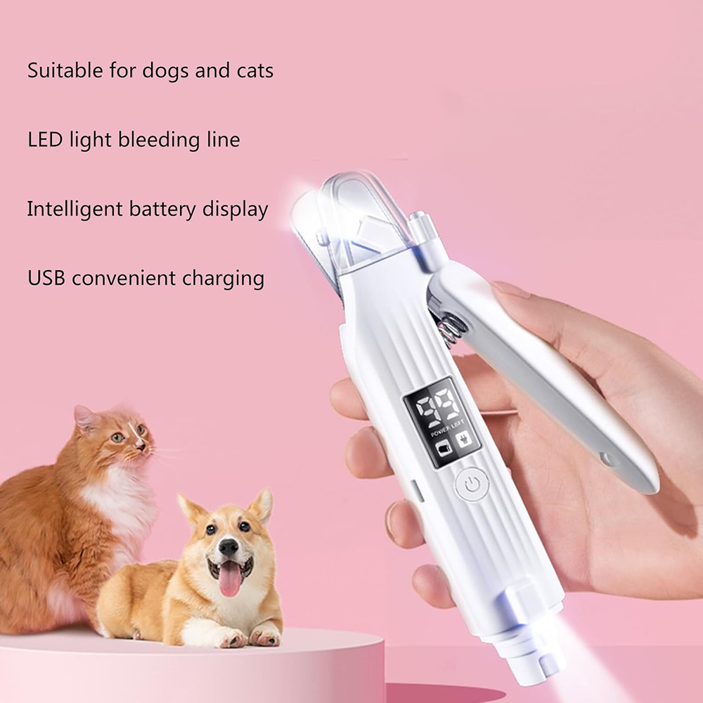 PetVogue 2 in 1 LED Nail Grinder & Nail Cutter for Dogs and Cats image 2