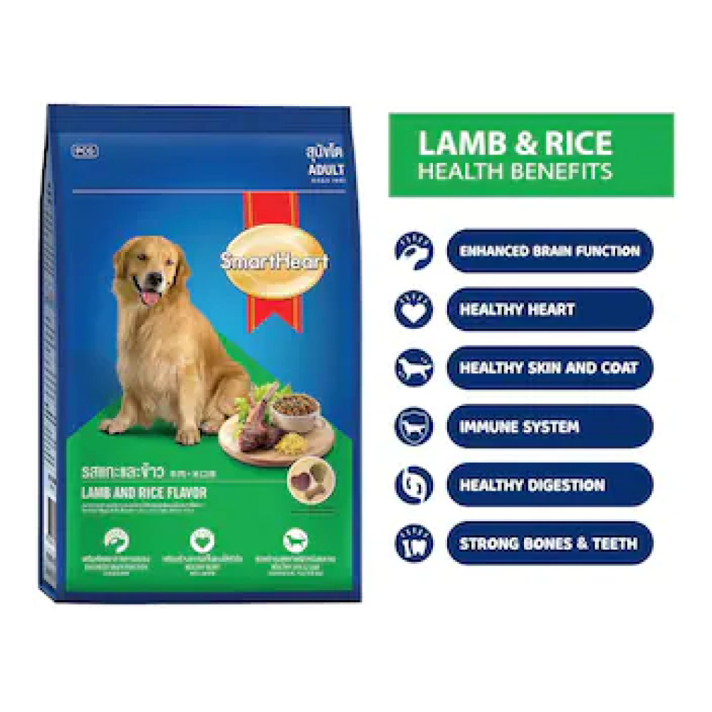 SmartHeart Lamb & Rice Adult Dry Dog Food image 2