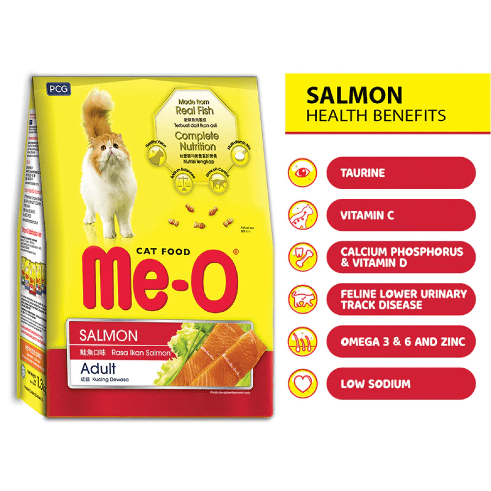 Me O Salmon Adult Cat Dry Food image 3