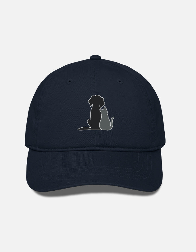 EverythingBoho Cat & Dog Friendship BaseBall Cap image 4