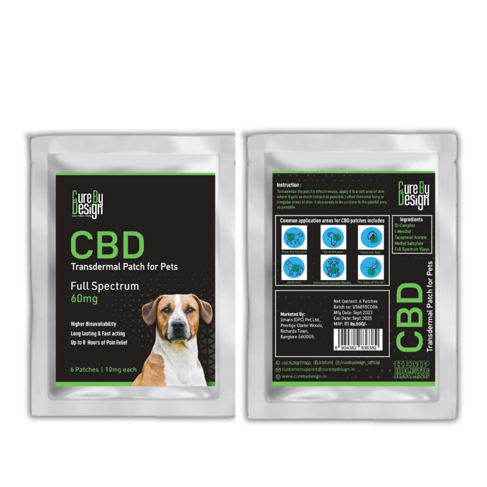 Cure By Design Full Spectrum Transdermal Patch Full Spectrum for Dogs and Cats image 6