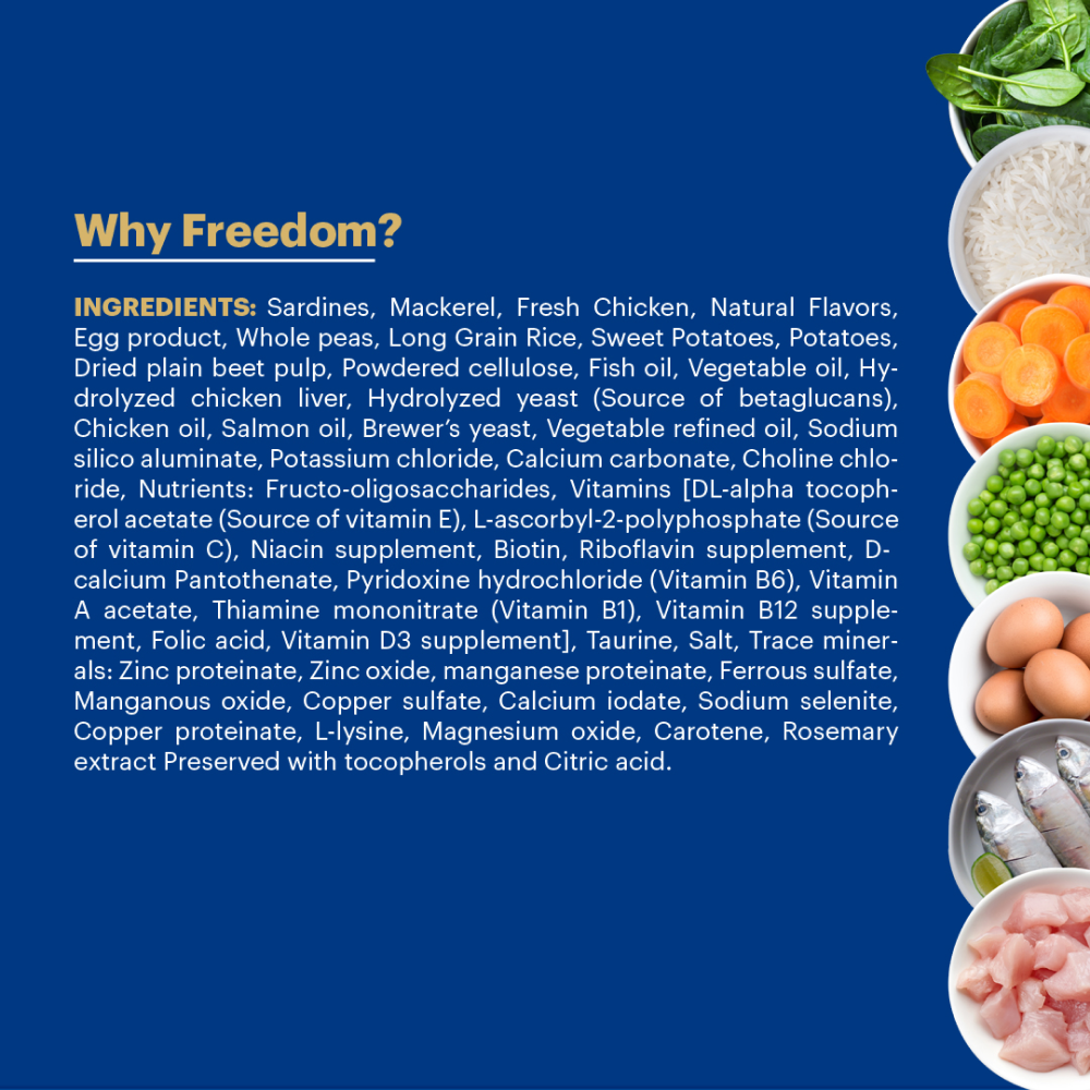 Signature Freedom Fish, Chicken and Peas Recipe Kitten Dry Cat Food image 5