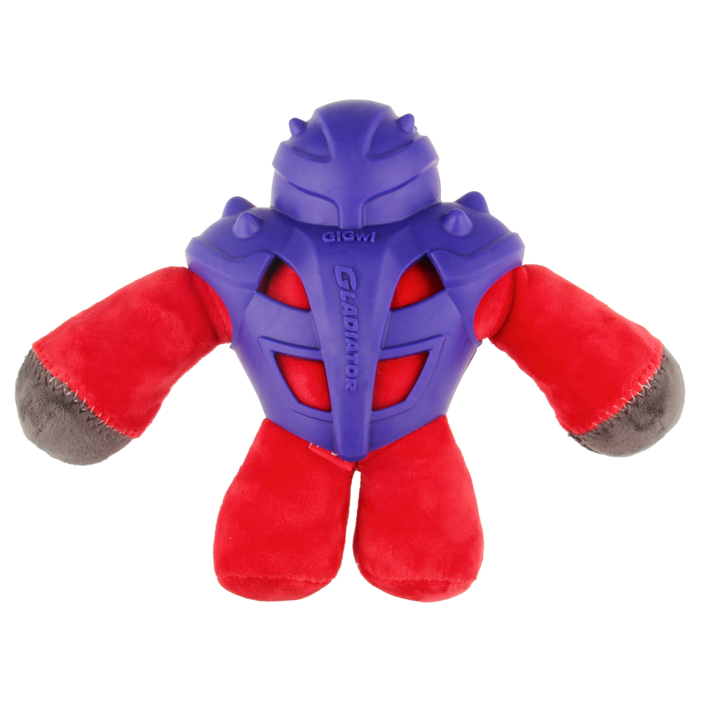 GiGwi Gladiator with Squeaker Inside Toy for Dogs (Red) image 3