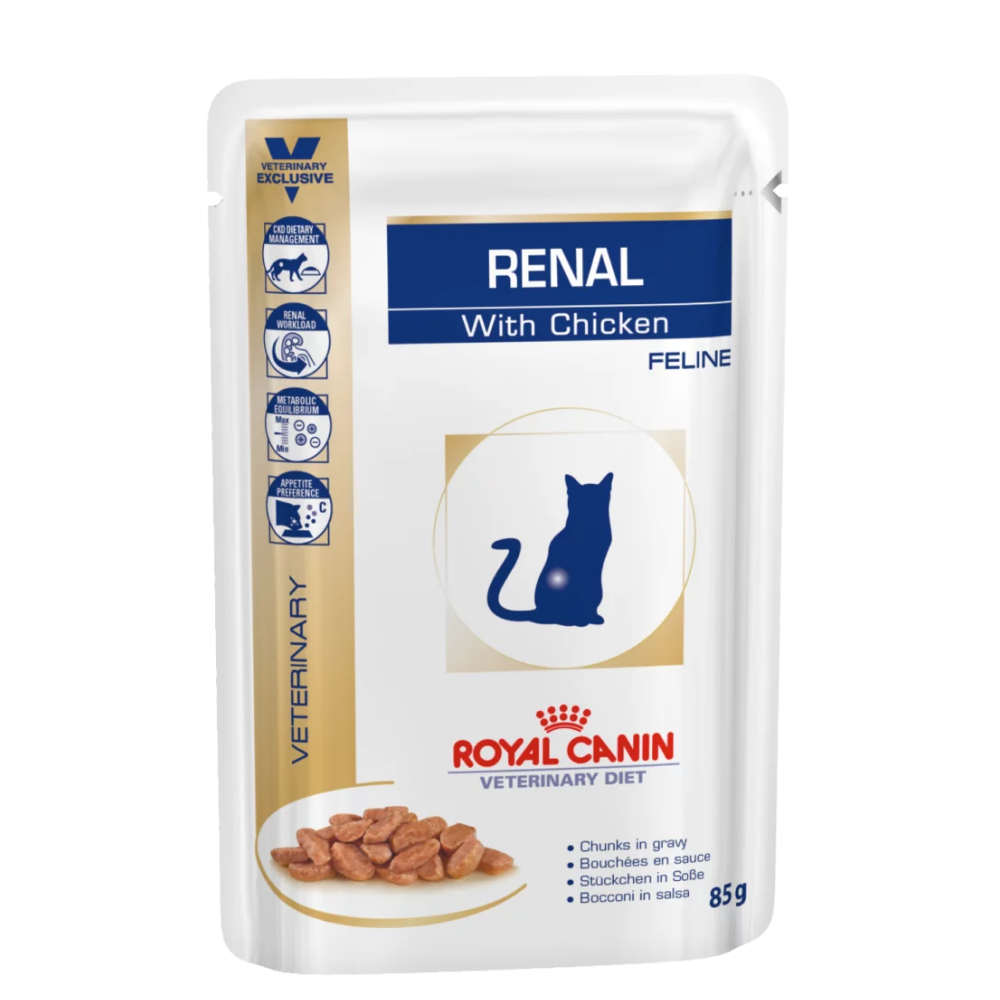 Royal Canin Veterinary Diet Renal Chicken Adult Cat Wet Food image 4