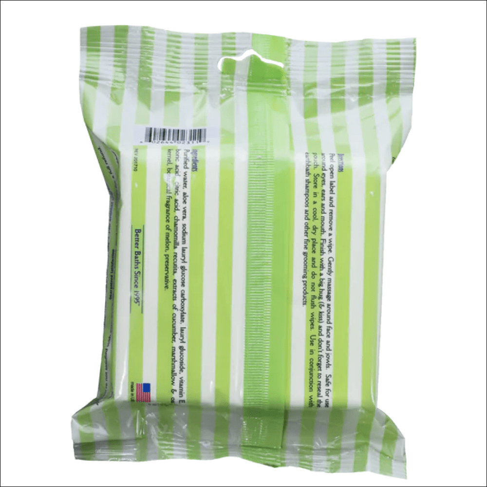 EarthBath Hypoallergenic Fragrance Free Facial Wipes for Dogs and Cats image 2