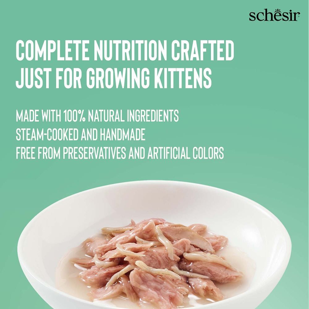 Schesir Tuna Whole Meat and Rice with Aloe Vera in Jelly Cat Wet Food image 2