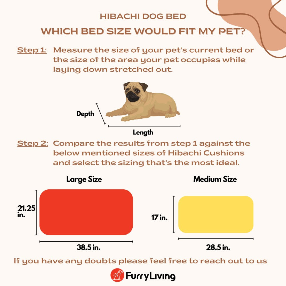 FurryLiving Hibachi Bed with Storage for Dogs (Honey/Yellow Cushion) image 6