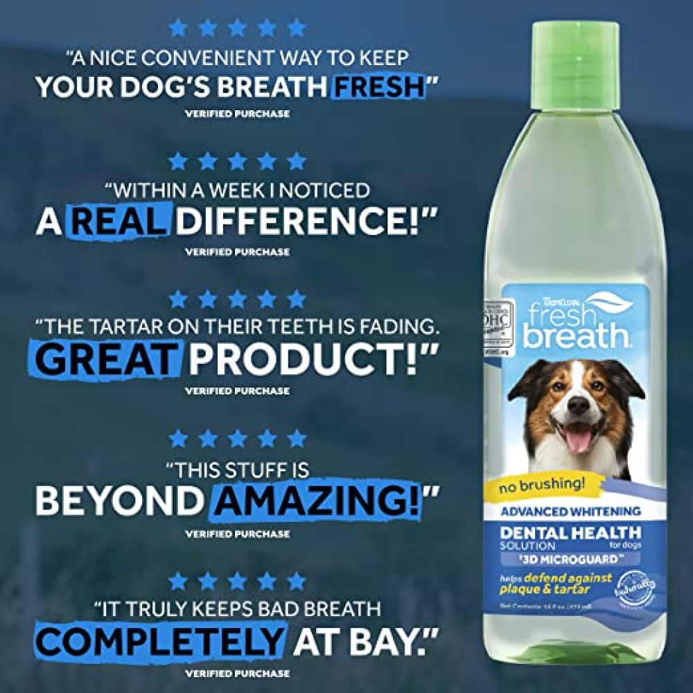 Tropiclean Advanced Whitening Oral Care Water Additive for Dogs image 10