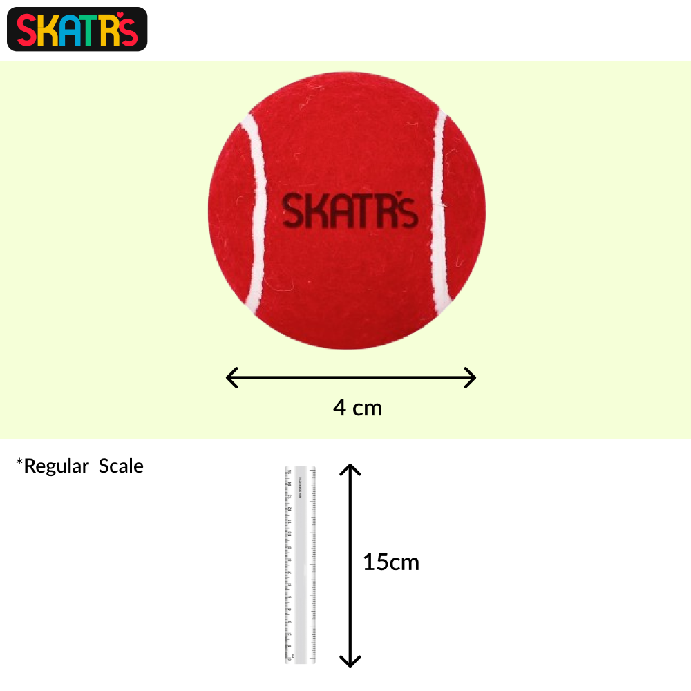 Skatrs Tennis Ball for Dogs (Red) image 4