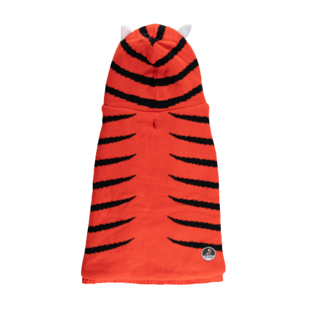 Petsnugs Tiger Knit Sweater for Dogs and Cats (Black & Orange) image 4