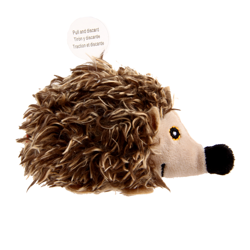 GiGwi Melody Chaser with Motion Activated Sound Chip Hedgedog Toy for Cats (Brown) image 5