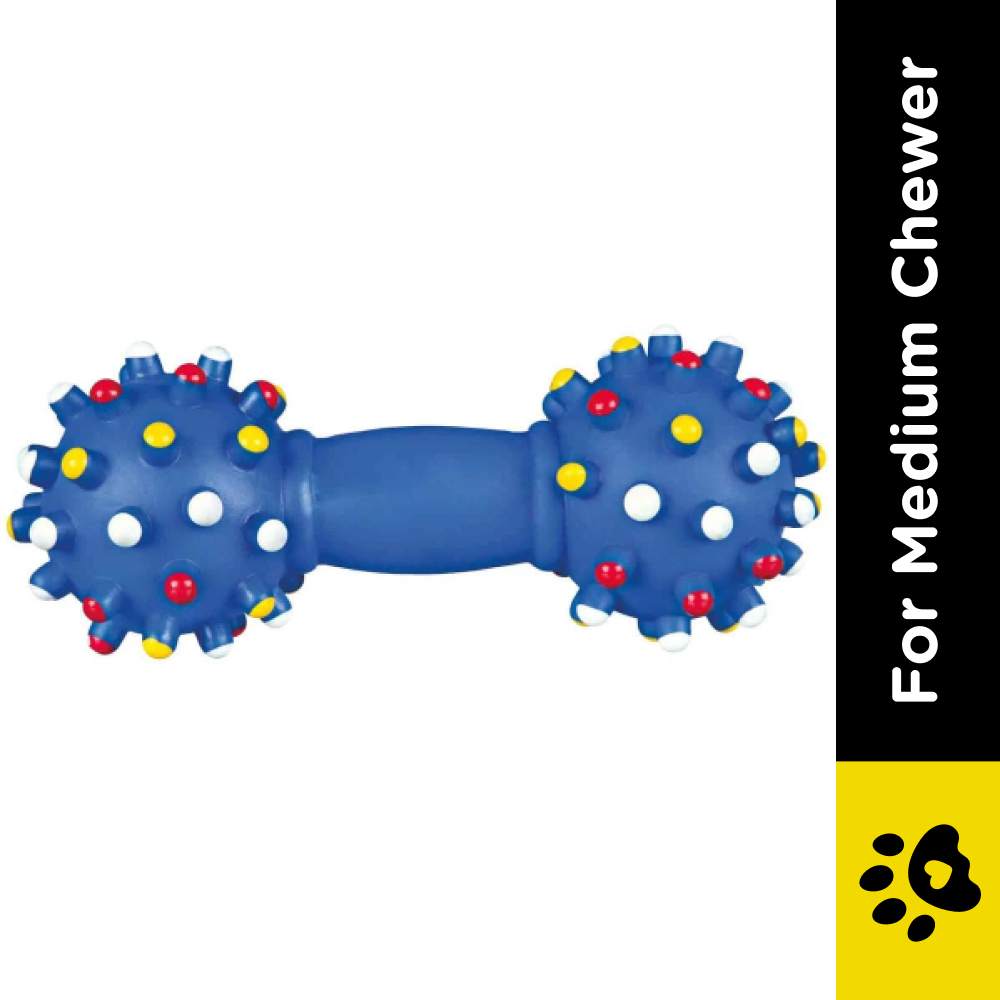 Trixie Vinyl Dumbbell Toy for Dogs (Blue) image 2