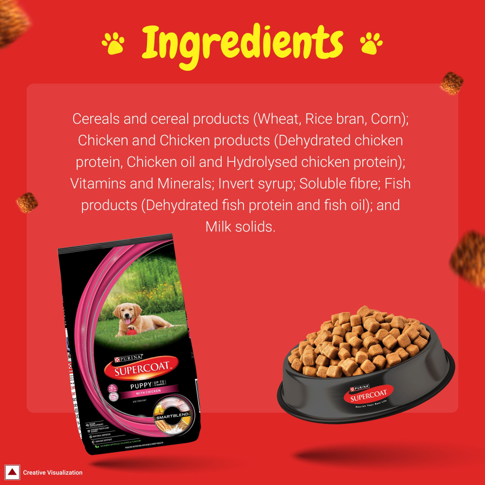 Purina SuperCoat Chicken Puppy Dry Food image 3