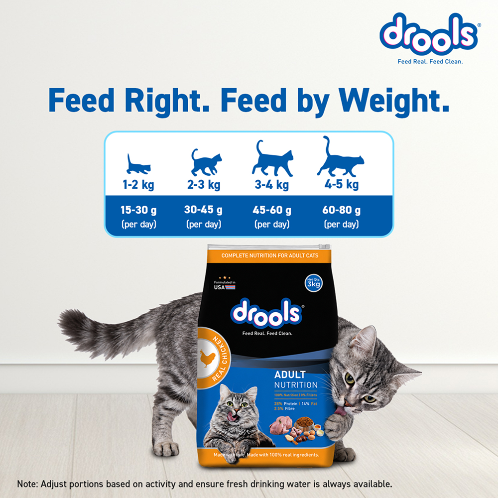 Drools Real Chicken Adult Cat Dry Food image 8