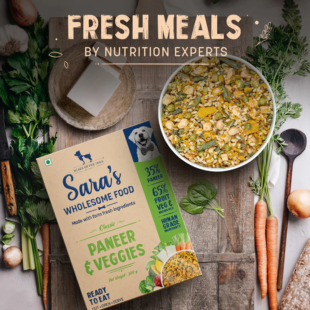HUFT Sara's Wholesome Classic Paneer and Veggies Dog Wet Food image 9