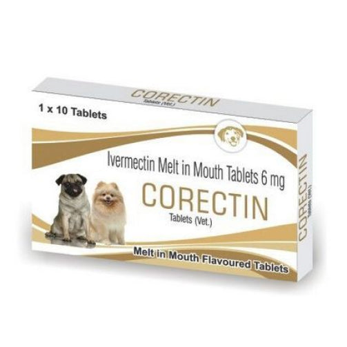 Corsie Corectin 6mg Tablets (Ivermectin) for Dogs