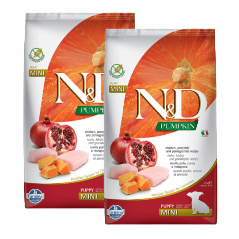 Farmina N&D Pumpkin Chicken & Pomegranate Grain Free Puppy Mini Dog Dry Food image 10
