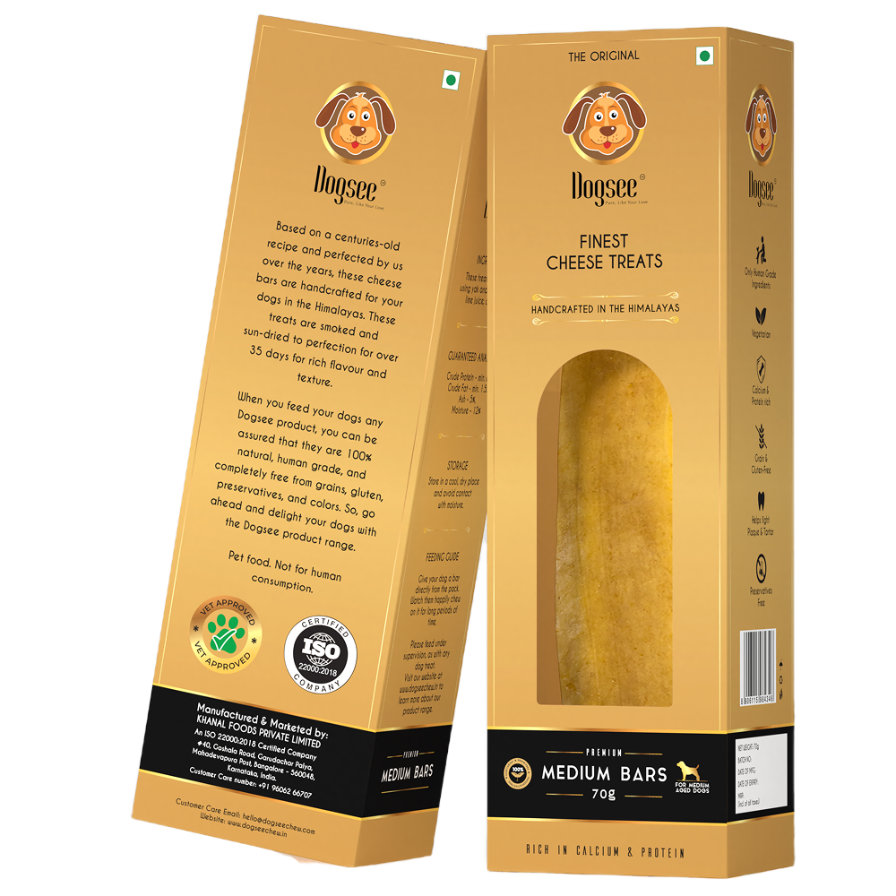 Dogsee Chew 100% Natural Yak Milk Bars Medium Breed Dog Treats image 7